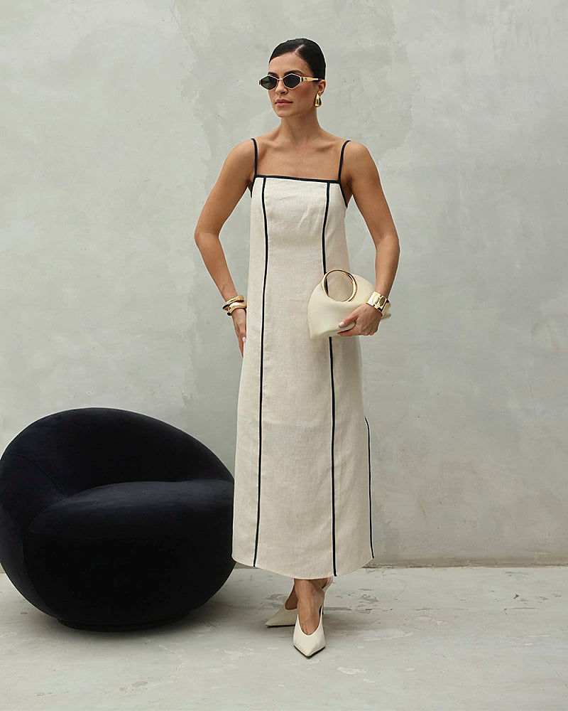 LONG LINEN DRESS