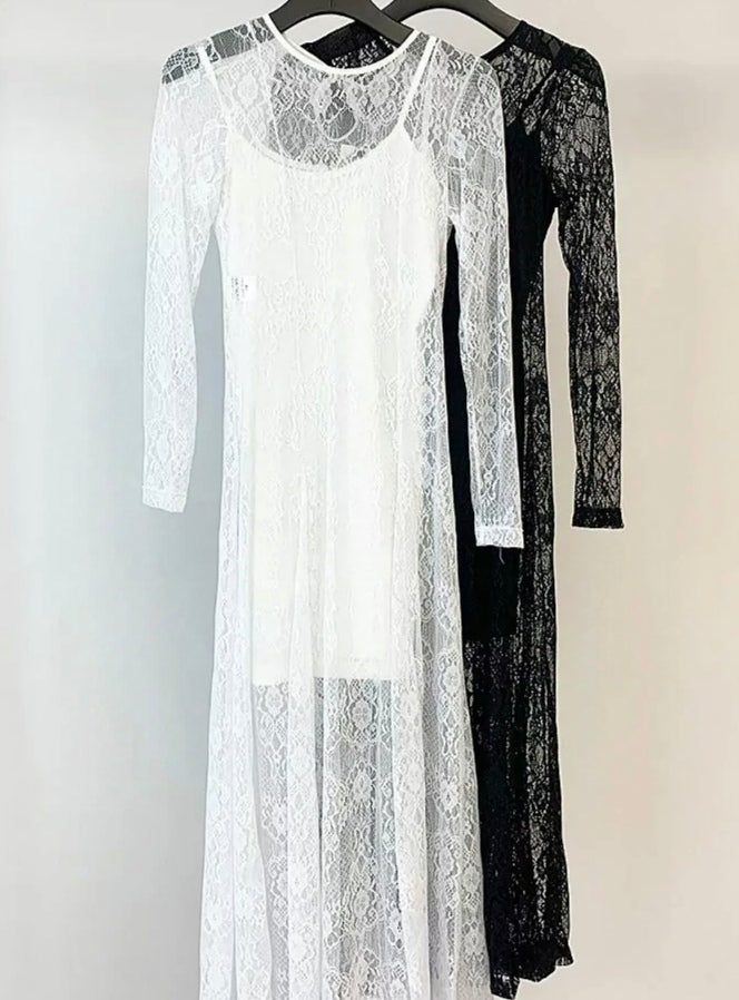 VESTIDO DE RENDA FRANCESA FRANÇOIS