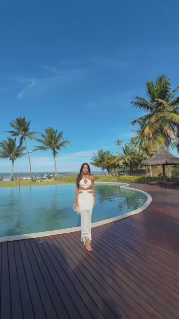 CONJUNTO BRISA MACRAMÊ